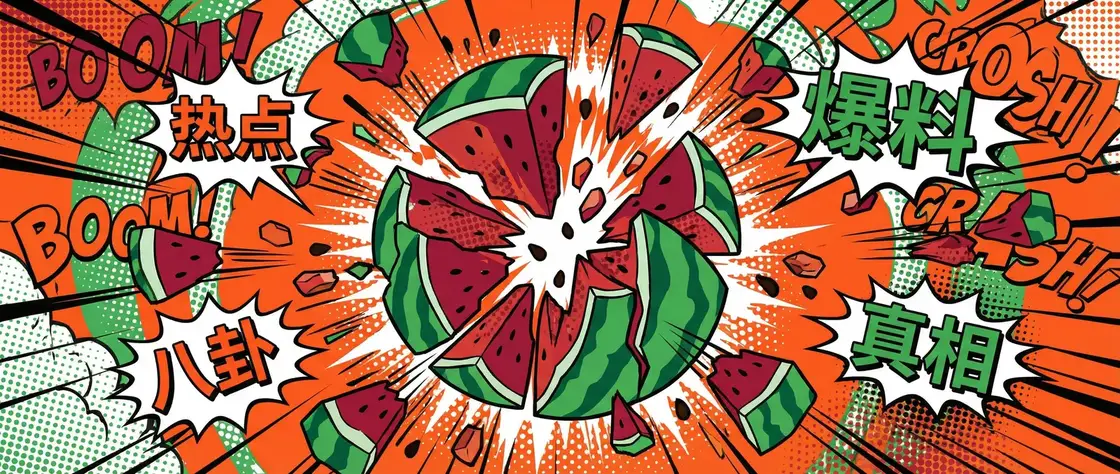 黑料正能量 今日头瓜爆炸漫画横幅
